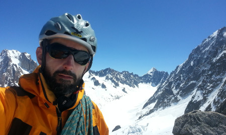Devant le mont Dolent