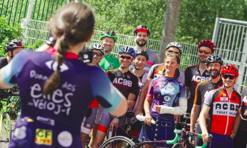 Dernière étape du Tour de France avec les filles de Donnons des elles au vélo