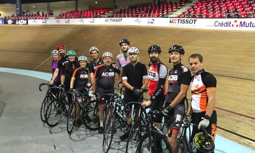Baptême au vélodrome national de Saint-Quentin