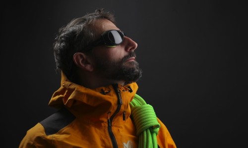 Portrait en alpiniste par Julien Heurtel